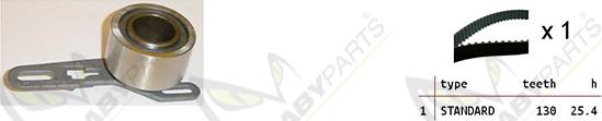 Mabyparts OBK010138 - Комплект ременя ГРМ autozip.com.ua