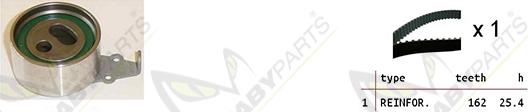 Mabyparts OBK010309 - Комплект ременя ГРМ autozip.com.ua