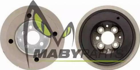 Mabyparts PV93091O - Ремінний шків, колінчастий вал autozip.com.ua