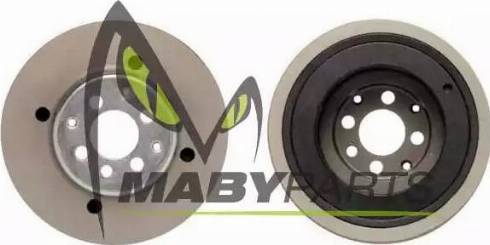 Mabyparts PV93092O - Ремінний шків, колінчастий вал autozip.com.ua