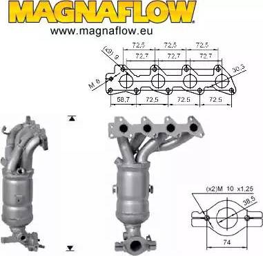 Magnaflow 64102 - Каталізатор autozip.com.ua