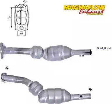 Magnaflow 66302 - Каталізатор autozip.com.ua