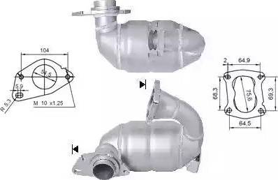 Magnaflow 66314D - Каталізатор autozip.com.ua