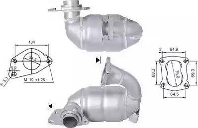 Magnaflow 66317D - Каталізатор autozip.com.ua