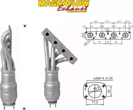 Magnaflow 60602 - Каталізатор autozip.com.ua