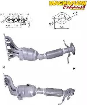 Magnaflow 62501 - Каталізатор autozip.com.ua