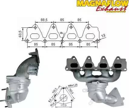 Magnaflow 86385 - Каталізатор autozip.com.ua