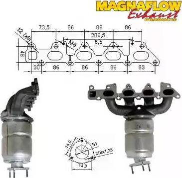 Magnaflow 75805 - Каталізатор autozip.com.ua