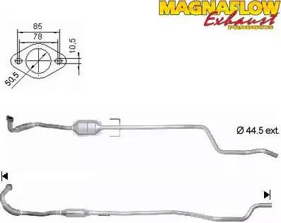 Magnaflow 75832D - Каталізатор autozip.com.ua