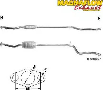 Magnaflow 76026D - Каталізатор autozip.com.ua