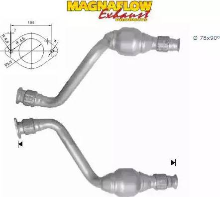 Magnaflow 76358D - Каталізатор autozip.com.ua