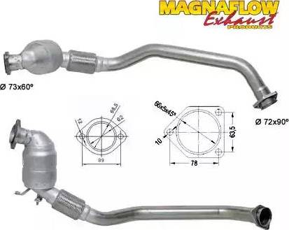 Magnaflow 70602D - Каталізатор autozip.com.ua