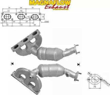 Magnaflow 70623 - Каталізатор autozip.com.ua