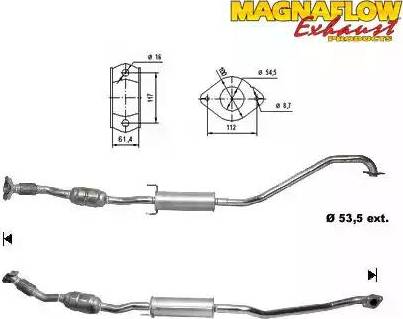 Magnaflow 78022D - Каталізатор autozip.com.ua