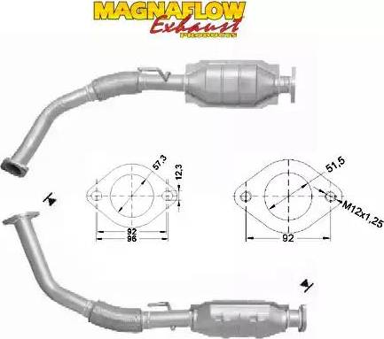 Magnaflow 73414D - Каталізатор autozip.com.ua