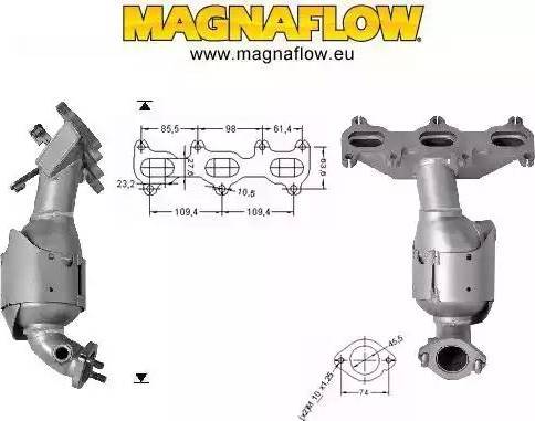 Magnaflow 73417 - Каталізатор autozip.com.ua