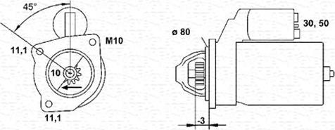 Magneti Marelli 944251059010 - Стартер autozip.com.ua