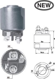 Magneti Marelli 940113050546 - Тягове реле, стартер autozip.com.ua