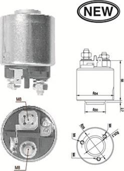 Magneti Marelli 940113050540 - Тягове реле, стартер autozip.com.ua