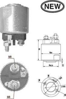 Magneti Marelli 940113050547 - Тягове реле, стартер autozip.com.ua