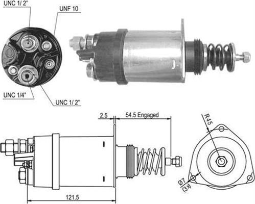 Magneti Marelli 940113050503 - Тягове реле, стартер autozip.com.ua