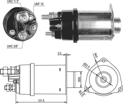 Magneti Marelli 940113050026 - Тягове реле, стартер autozip.com.ua