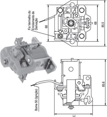 Magneti Marelli 940113050336 - Тягове реле, стартер autozip.com.ua