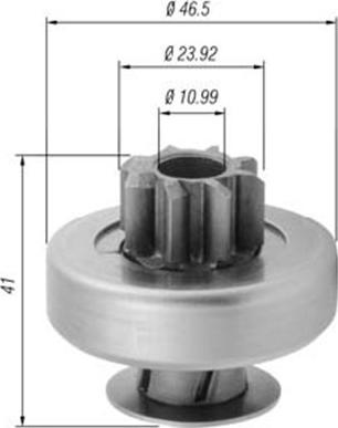 Magneti Marelli 940113020370 - Провідна шестерня, стартер autozip.com.ua