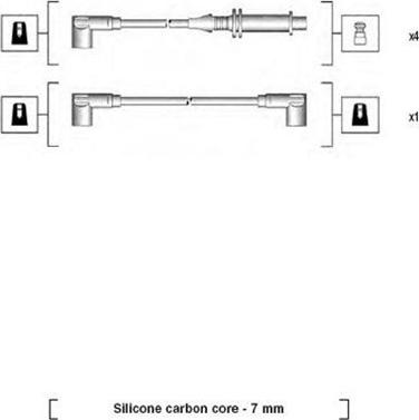 Magneti Marelli 941085070563 - Комплект проводів запалювання autozip.com.ua