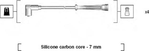 Magneti Marelli 941145350732 - Комплект проводів запалювання autozip.com.ua