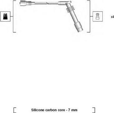 Magneti Marelli 941125400690 - Комплект проводів запалювання autozip.com.ua