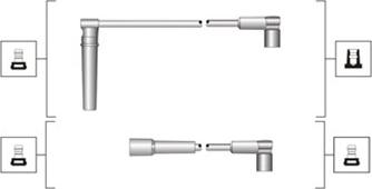 Magneti Marelli 941319170044 - Комплект проводів запалювання autozip.com.ua
