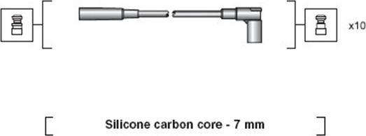 Magneti Marelli 941318111060 - Комплект проводів запалювання autozip.com.ua