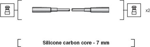 Magneti Marelli 941318111003 - Комплект проводів запалювання autozip.com.ua