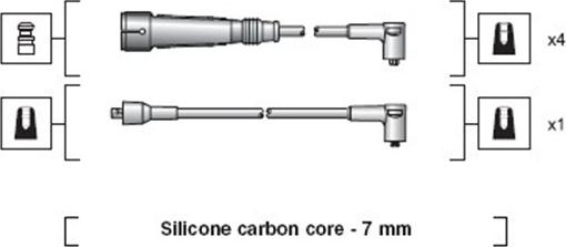 Magneti Marelli 941318111027 - Комплект проводів запалювання autozip.com.ua