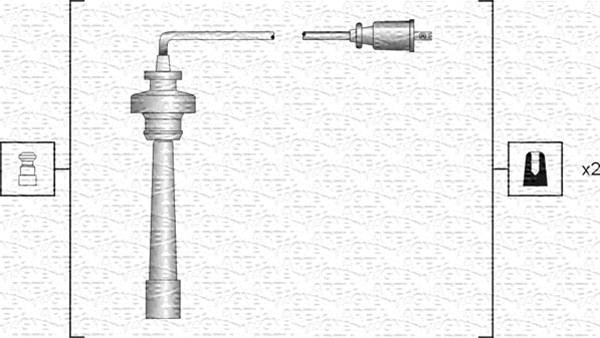 Magneti Marelli 941318111192 - Комплект проводів запалювання autozip.com.ua