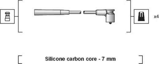 Magneti Marelli 941318111235 - Комплект проводів запалювання autozip.com.ua
