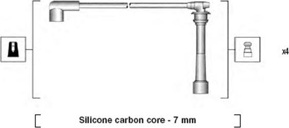 Magneti Marelli 941295060878 - Комплект проводів запалювання autozip.com.ua