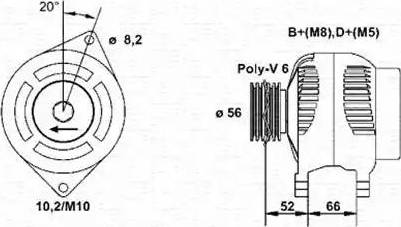 Magneti Marelli 943356964010 - Генератор autozip.com.ua