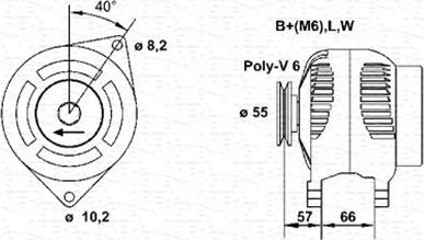 Magneti Marelli 943356961010 - Генератор autozip.com.ua