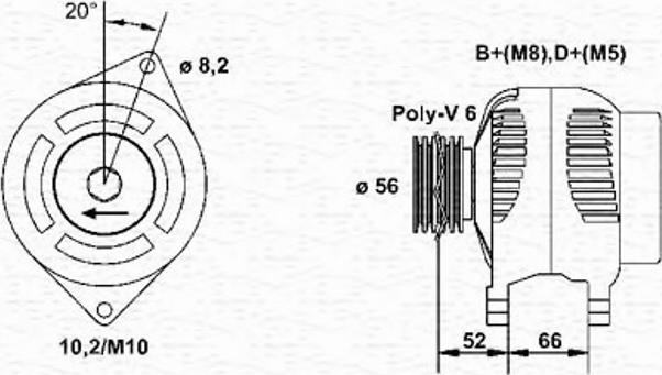 Magneti Marelli 943356973010 - Генератор autozip.com.ua