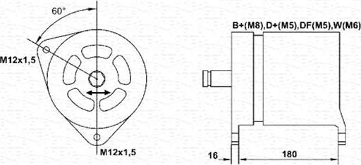 Magneti Marelli 943356229010 - Генератор autozip.com.ua