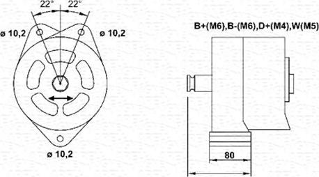 Magneti Marelli 943357257010 - Генератор autozip.com.ua