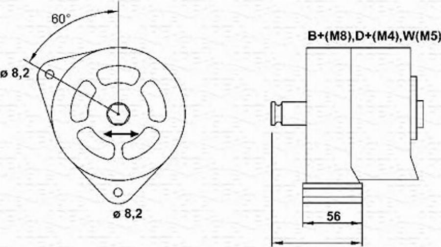 Magneti Marelli 943357775010 - Генератор autozip.com.ua