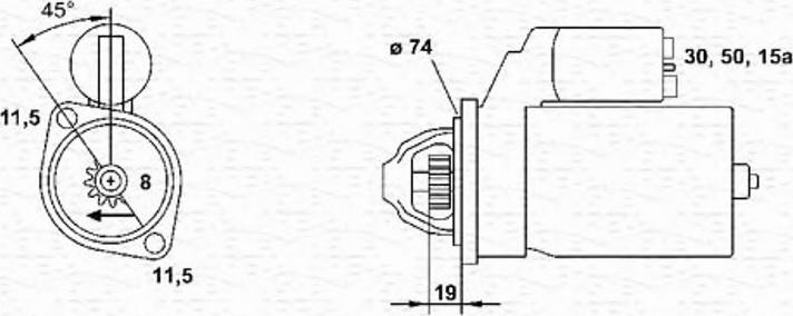 Magneti Marelli 943241013010 - Стартер autozip.com.ua