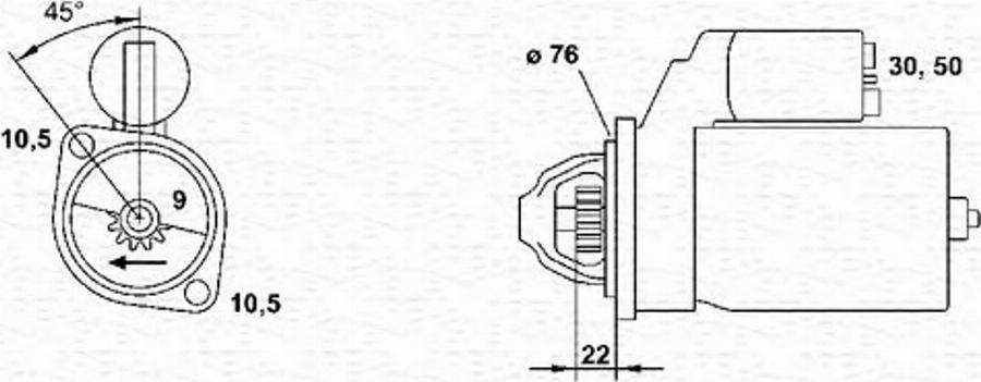 Magneti Marelli 943241167010 - Стартер autozip.com.ua