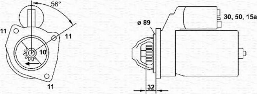 Magneti Marelli 943251413010 - Стартер autozip.com.ua