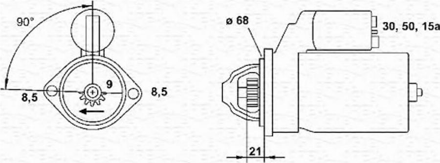 Magneti Marelli 943251439010 - Стартер autozip.com.ua