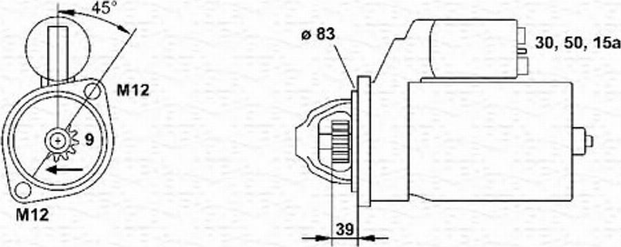 Magneti Marelli 943251426010 - Стартер autozip.com.ua