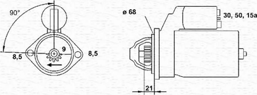 Magneti Marelli 943251613010 - Стартер autozip.com.ua